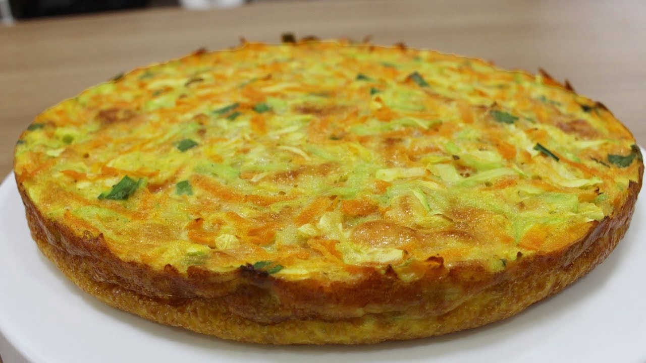 Torta de Legumes Sem Farinha Leve Feita à Mão