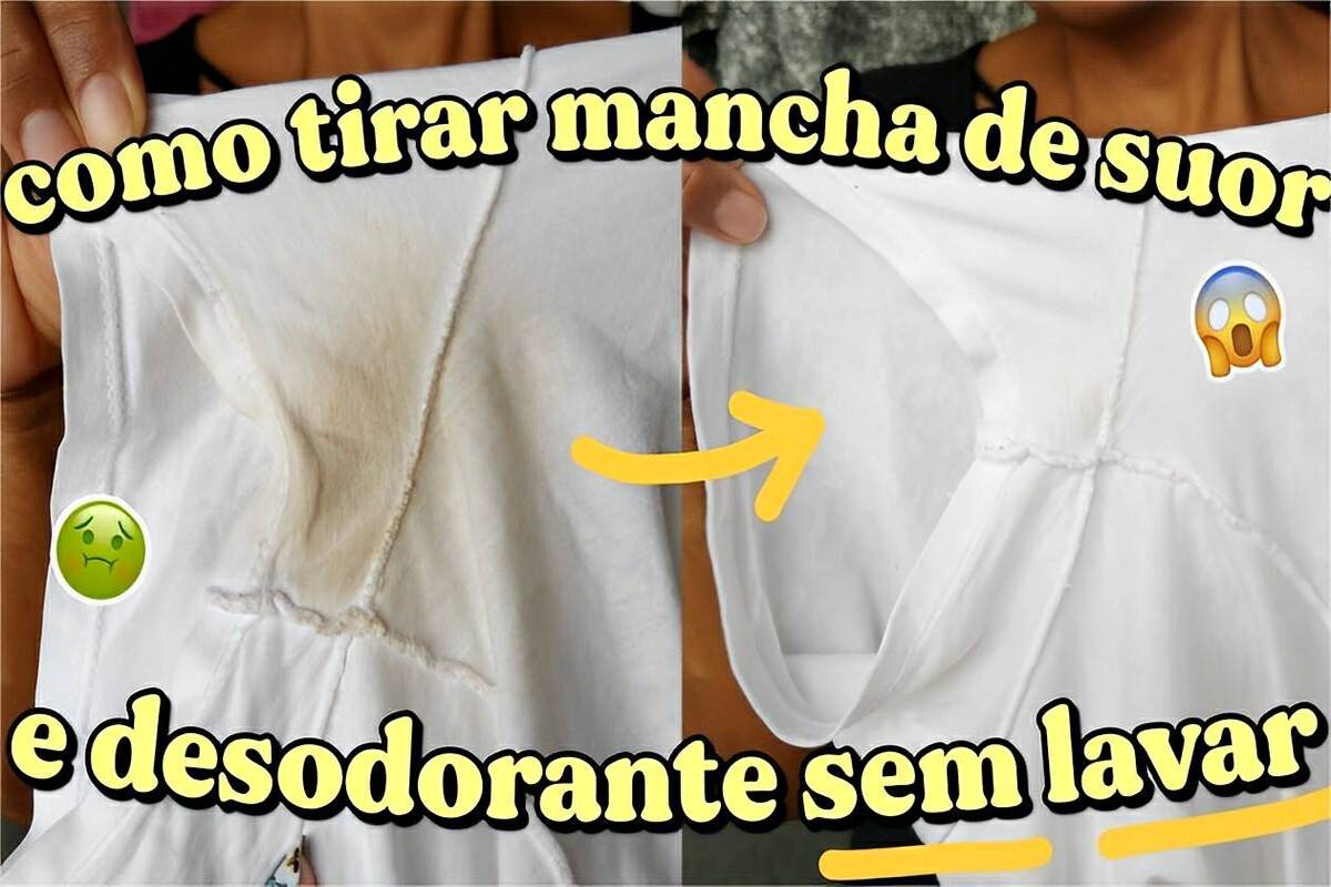 remover manchas de desodorante