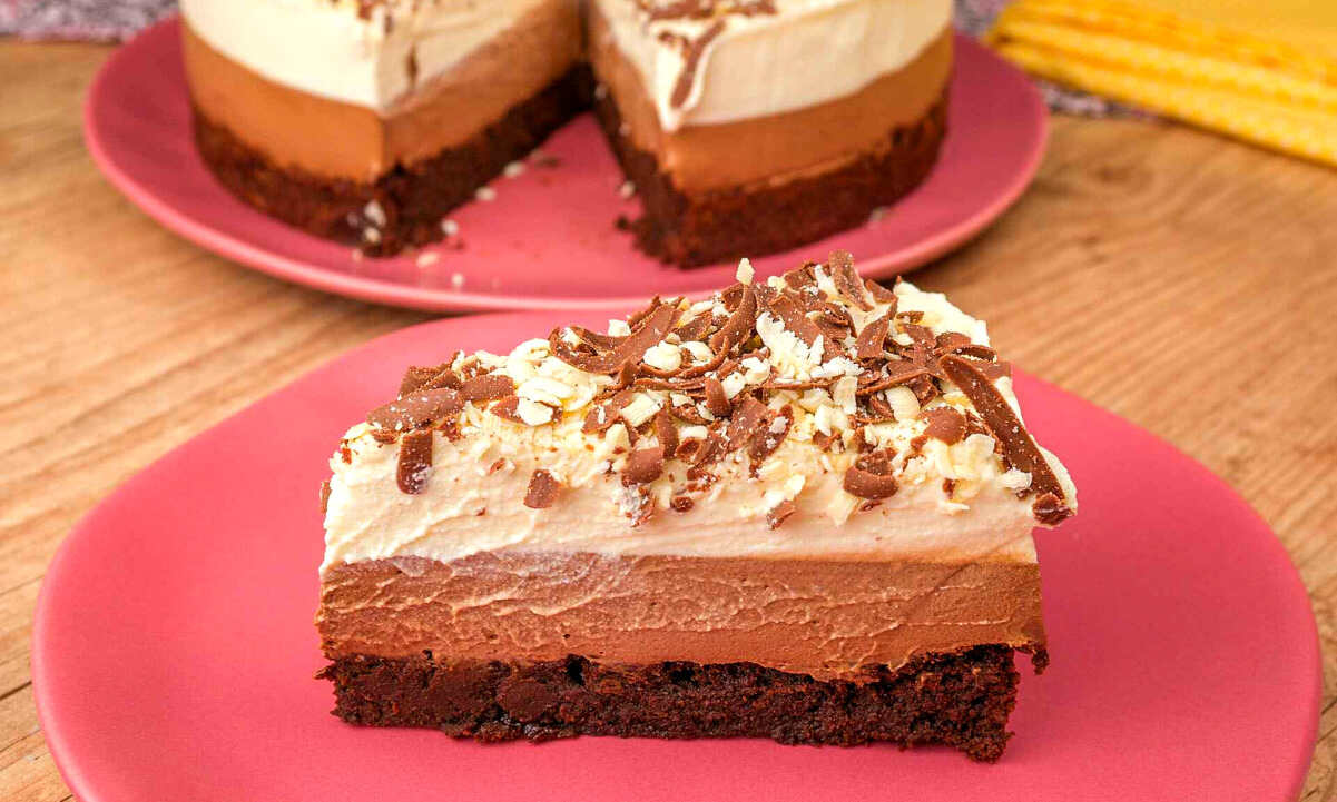 Torta Brownie recheada