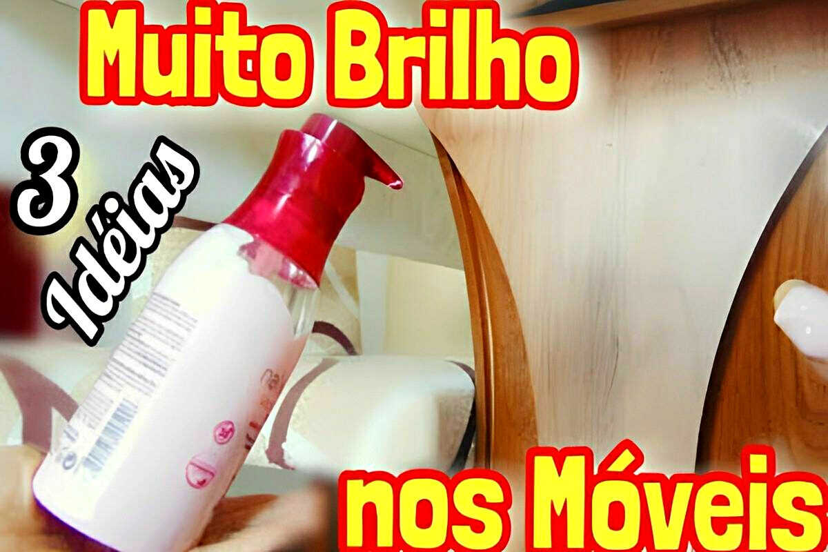 Lustra móveis caseiro