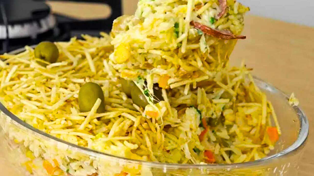 Arroz delicioso em 5 minutos
