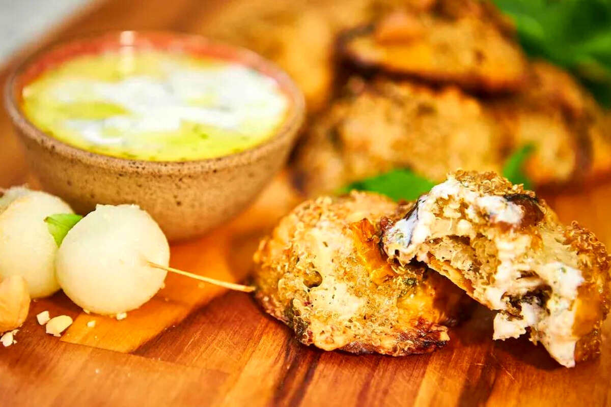 Bolinho de quinoa