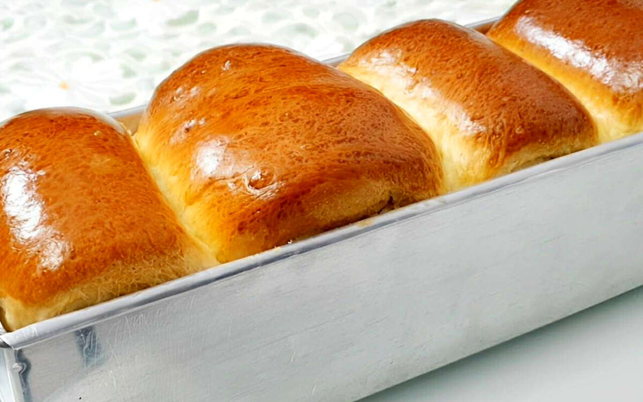 Pão de manteiga caseiro