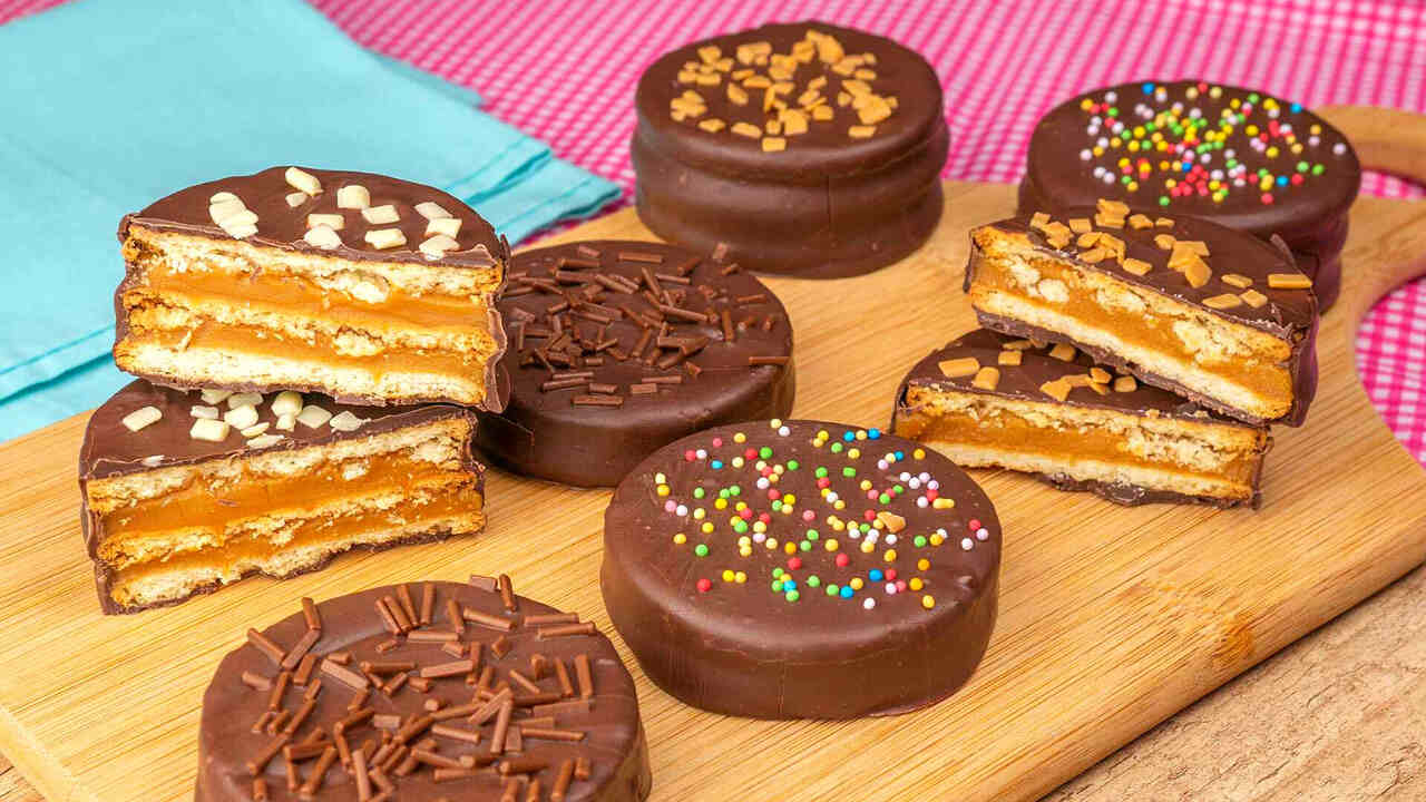 Alfajor de bolacha Maria