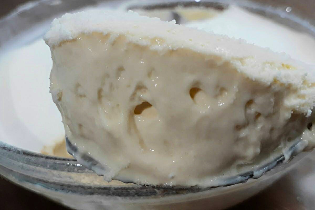 Mousse de leite em pó
