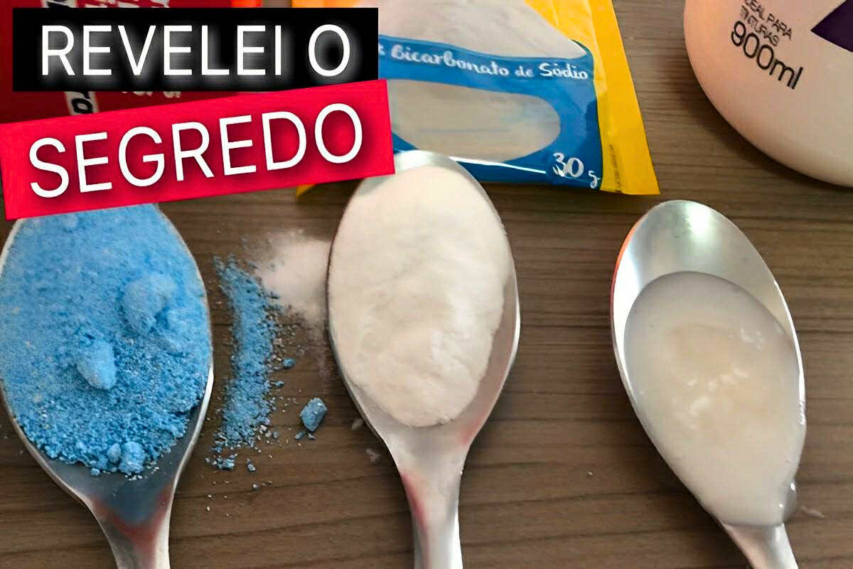 Mistura mágica para tirar manchas das roupas