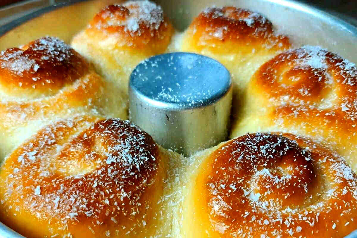 Pão doce caseiro