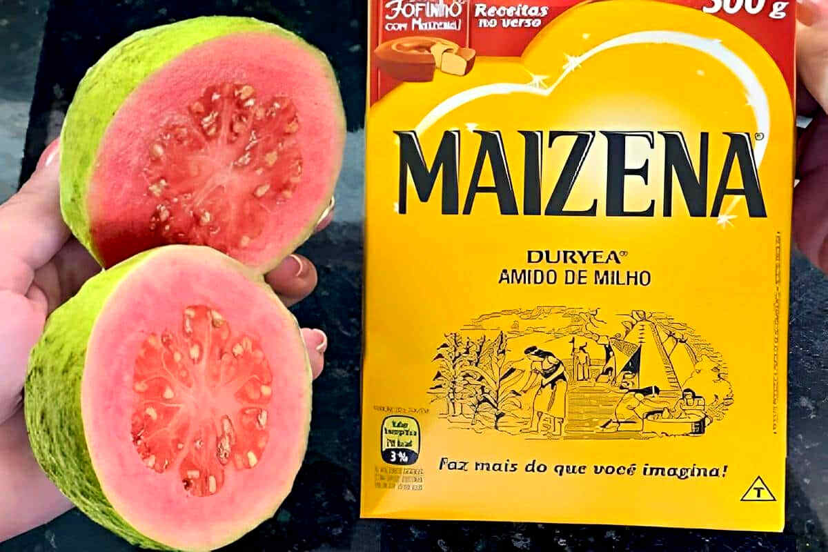 Sobremesa de goiaba com maisena