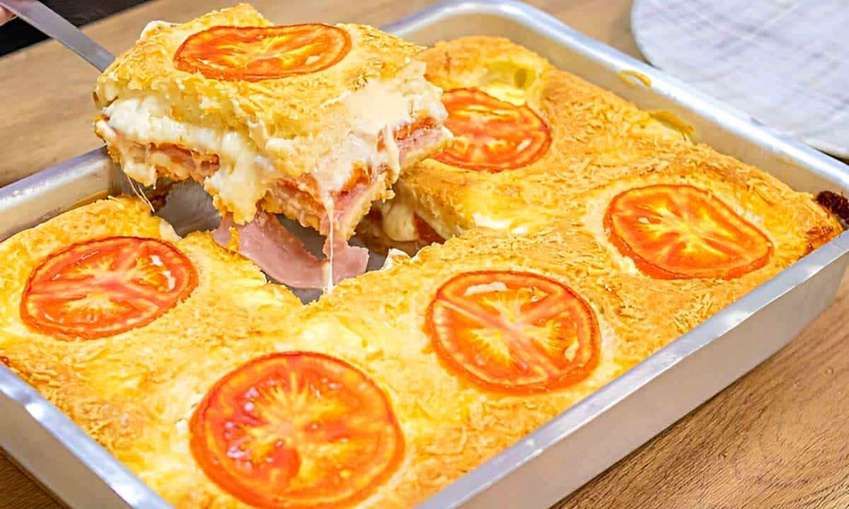 Torta de bauru de liquidificador