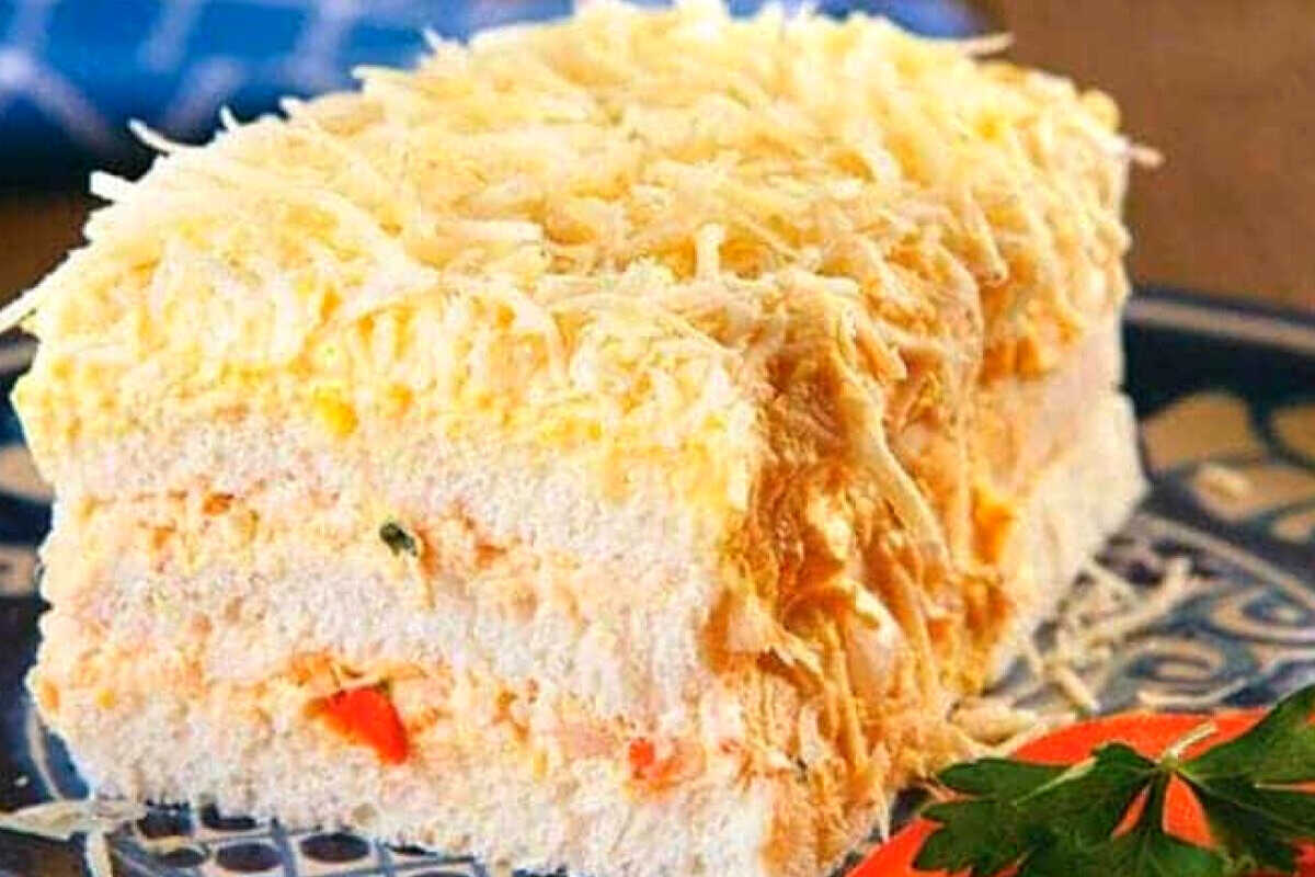 Torta fria de pão de forma