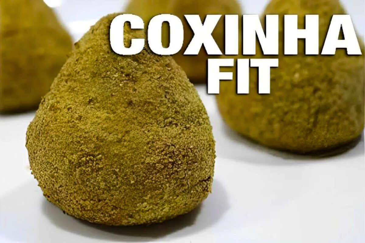 Coxinha fit de Batata Doce com frango