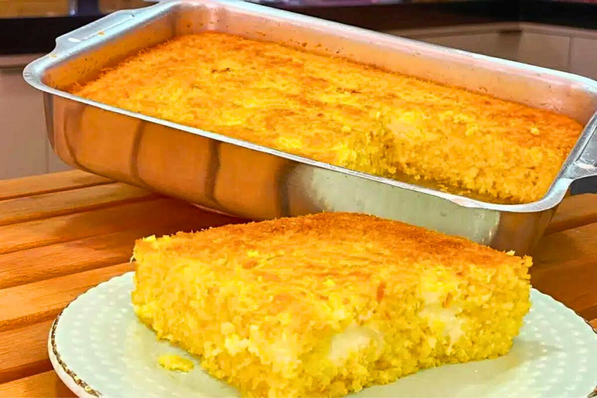Bolo de milho sem farinha de trigo
