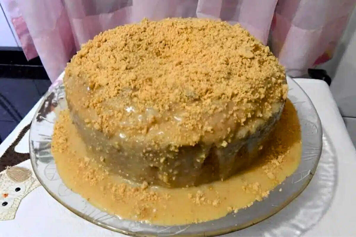 Bolo de paçoca