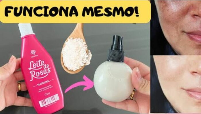 Use a Noite! Clareia Manchas, Melasmas, Rugas: Misture No Leite De Rosas!