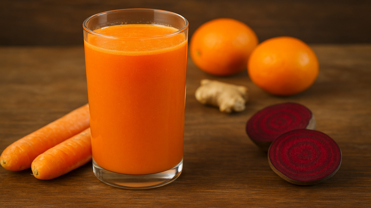 Suco de cenoura