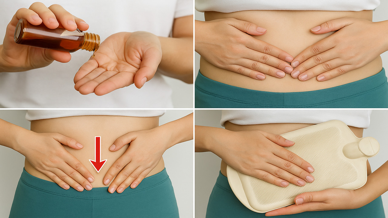 Cólica Menstrual: Aprenda a Fazer uma Massagem Simples para Aliviar a Dor de Forma Natural