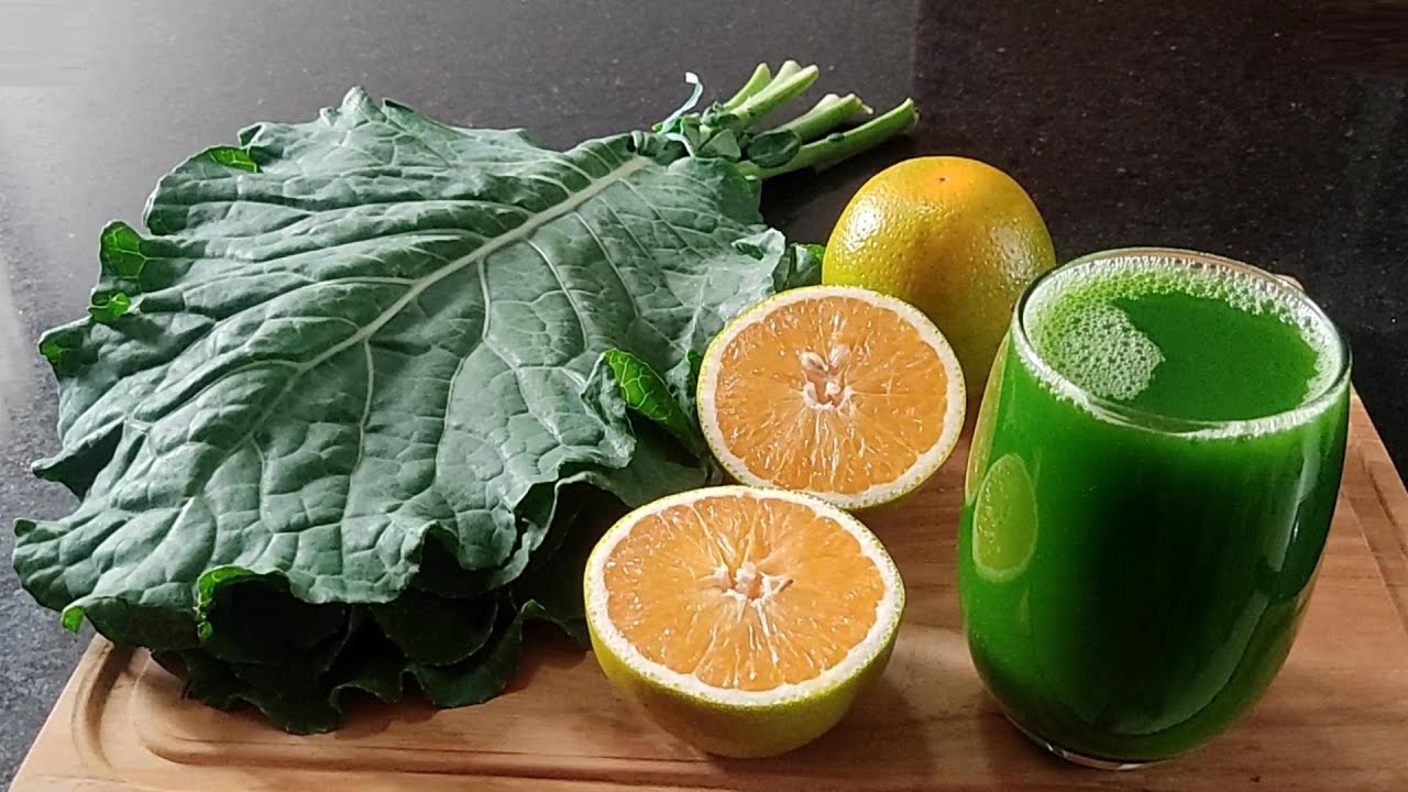 Suco de Couve com Laranja